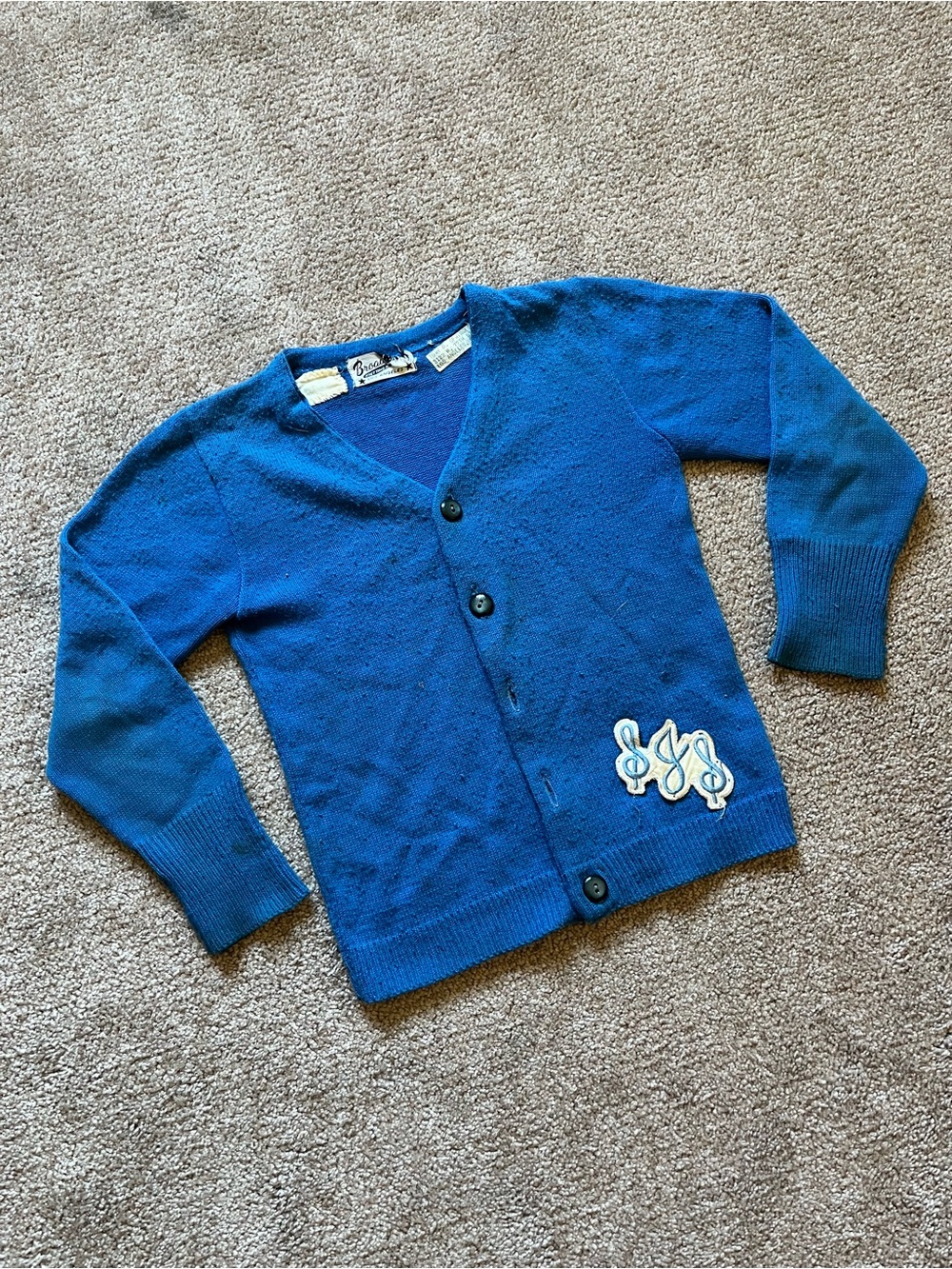 VTG 70’s St. James Episcopal School Cardigan Sweater - Picture 2 of 8